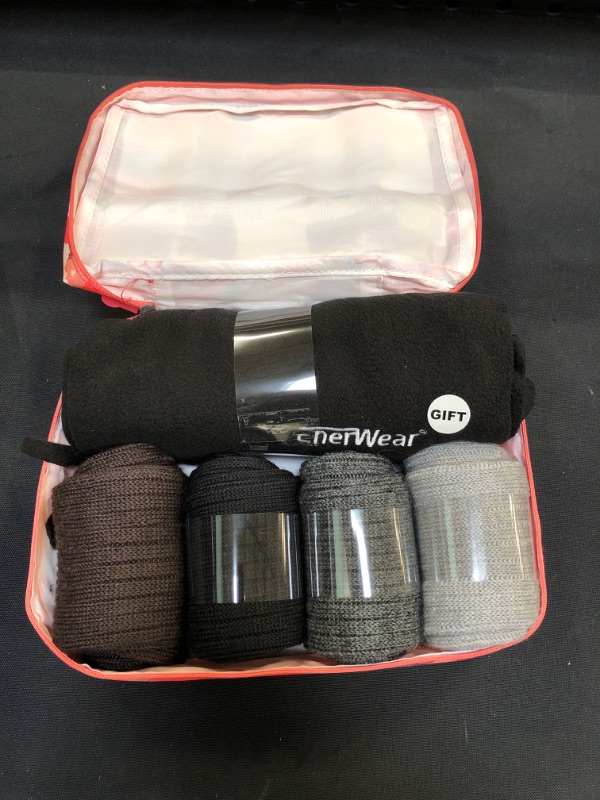 Photo 1 of cNERWEAR GIFT SET, 4 PAIRS OF SOCKS AND SCARF