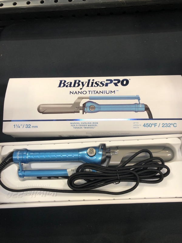 Photo 2 of BaBylissPRO Nano Titanium Marcel Curling Iron
