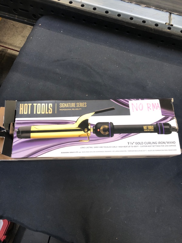 Photo 3 of Hot Tools Pro Artist 24K Gold Curling Iron | Long Lasting, Defined Curls (1-1/4 in)
