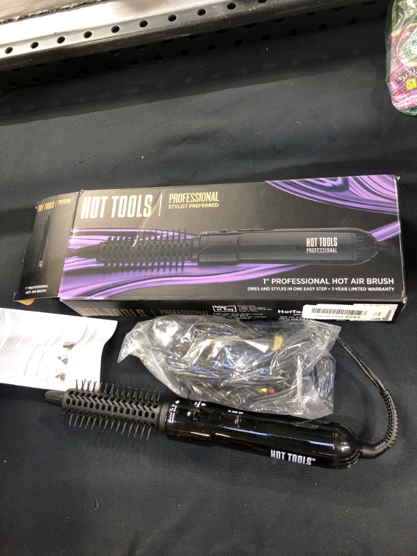 Photo 2 of Hot Tools Pro Artist Hot Air Styling Brush | Style, Curl and Touch Ups (1”)
