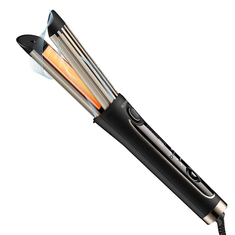 Photo 1 of INFINITIPRO by CONAIR Curling Iron, Ceramic Hair Curling Wand, Cool Air Curler Styling Tool
