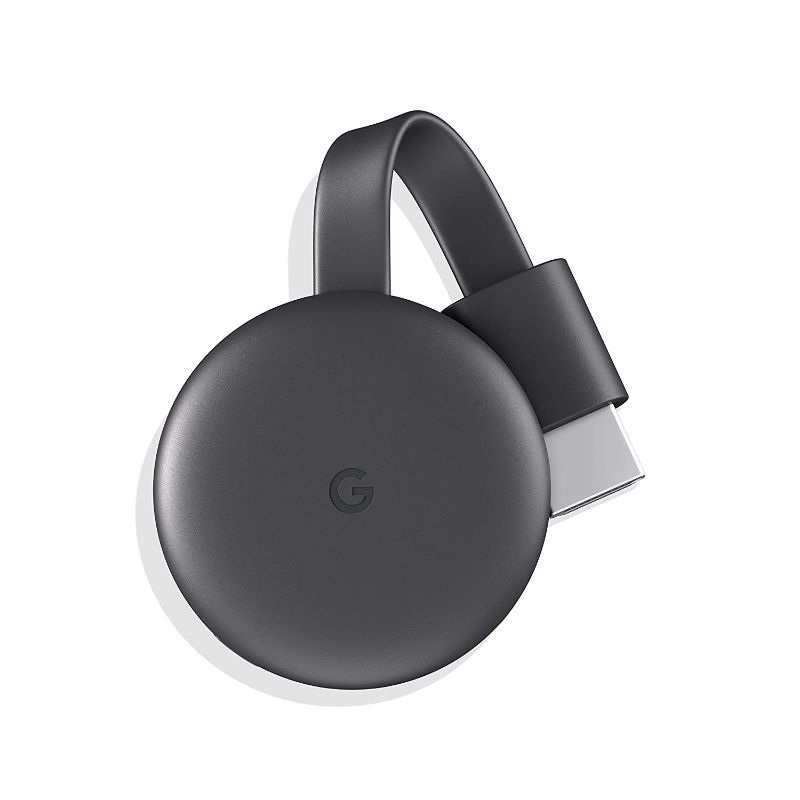 Photo 1 of Google Chromecast - Streaming Device with HDMI Cable - Stream Shows, Music, Photos, and Sports from Your Phone to Your TV ( USED ITEM ) 

