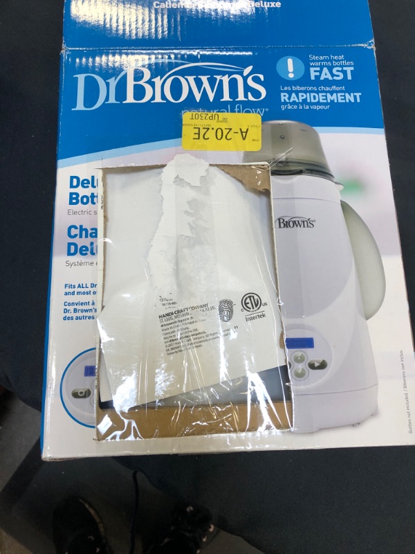 Photo 3 of Dr. Brown's - Natural Flow Deluxe Bottle Warmer ( BOX HAS DAMAGE ) 
