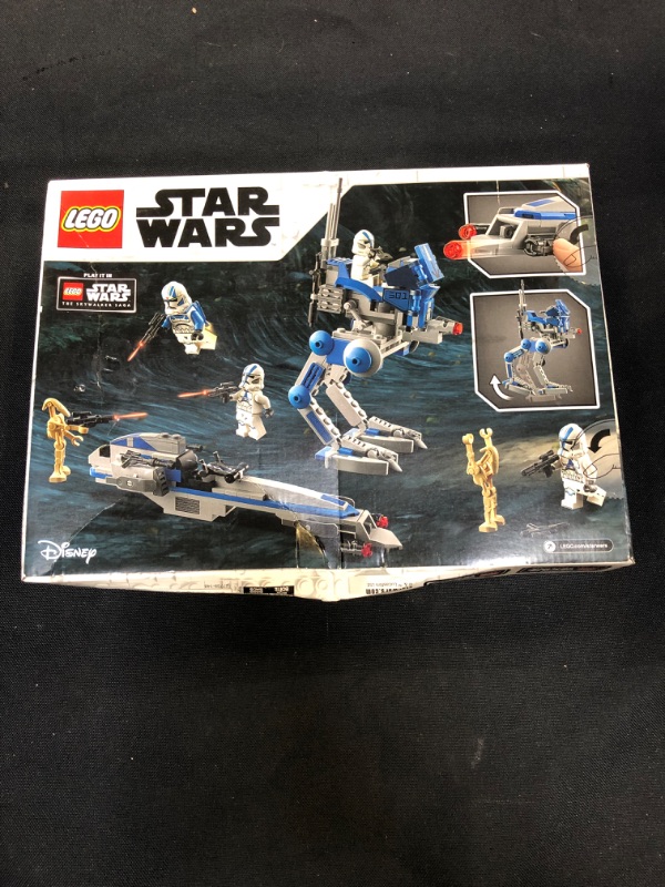Photo 1 of LEGO Star Wars 501st Legion Clone Troopers 75280 Building Kit, Cool Action Set for Creative Play and Awesome Building; Great Gift or Special Surprise for Kids (285 Pieces) ( BOX HAS DAMAGE ) BOX SEALED 
