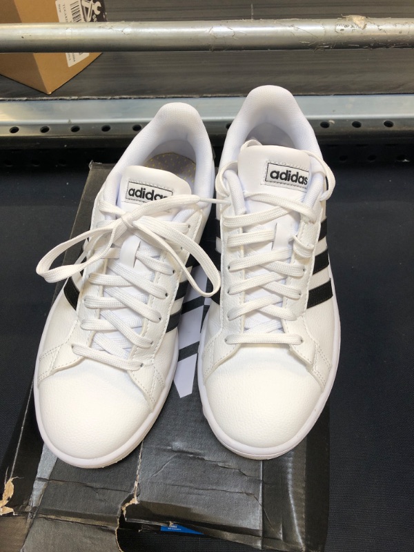 Photo 2 of adidas Women's Grand Court Sneaker ( BOX IS DAMAGE )  SIZE 8
