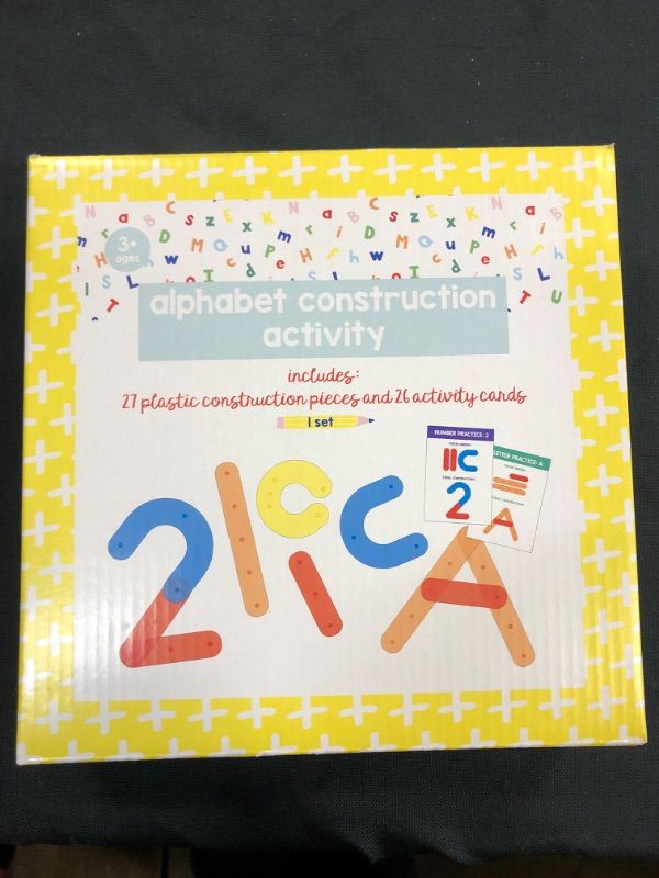 Photo 2 of Alphabet Construction Activity Set for Kids 