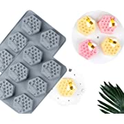 Photo 1 of 2 PCS LaVenty 3D Bumble Bee Soap Molds Honeybee Molds Silicone for Homemade Soaps Lotion Bar Jello Bath Bomb Beeswax Resin Chocolate Dessert
