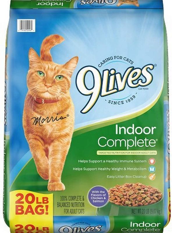 Photo 1 of 9Lives Indoor Complete Cat Food, 20-Pound Bag - BEST BY 02/18/2023 -