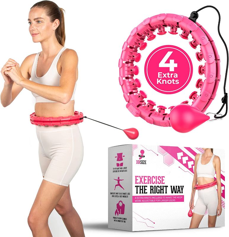 Photo 1 of XRSize Weighted Hula Hoop -This is a Smart Hula Hoop Used as Hula Hoops for Adults Weight Loss aka Hoola Hoop/Weighted Hoola Hoop Perfect for Weight Loss Hula Hoop
