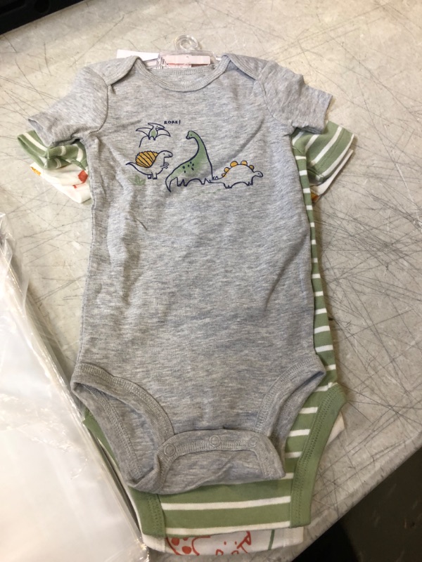 Photo 2 of Baby Boys' 3pk Dino Bodysuit - Just One You® Made by Carter's Green/White/Gray

