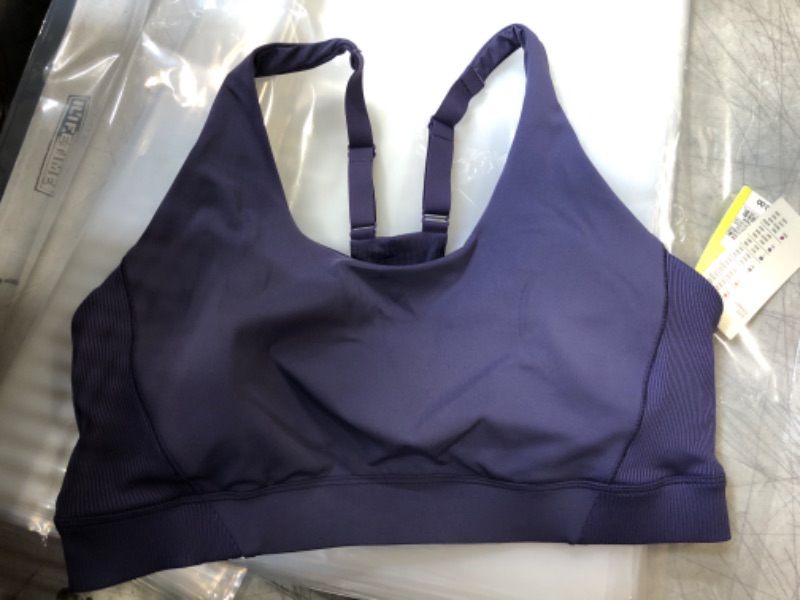 Photo 2 of All In Motion Contour Flex Rib Bra Women's Amethyst Deep Purple
Size: XL
