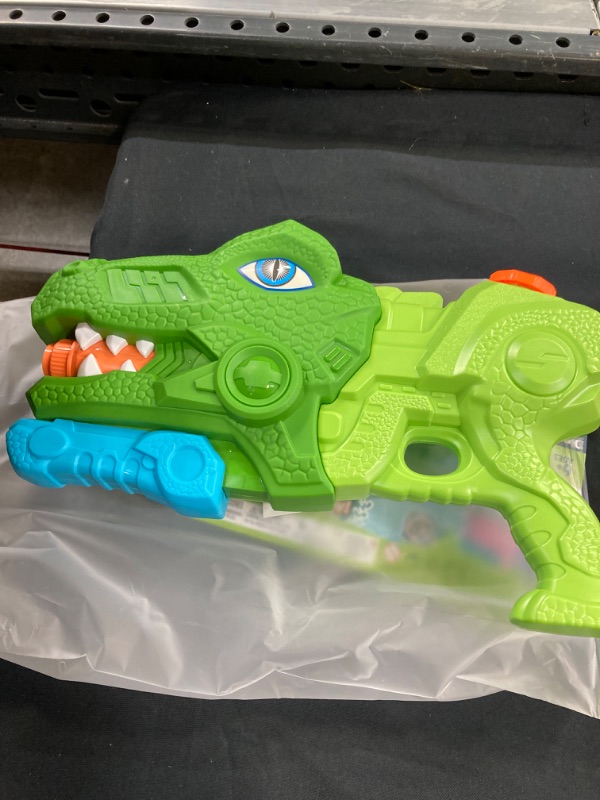Photo 2 of 1400CC Tyrannosaurus Water Gun Toys, Adjustable Super Soaker Water Guns Toy, Water Squirt Guns Fighting Play Toy for Summer Swimming Pool Party Beach Outdoor Activity Gifts & Water Toys for Boys