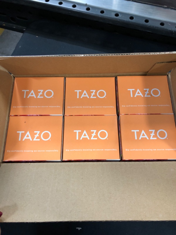 Photo 3 of 6Pack Tazo Herbal Tea, Passion - 20 tea bags, 1.8 oz each box----exp date 07-2024