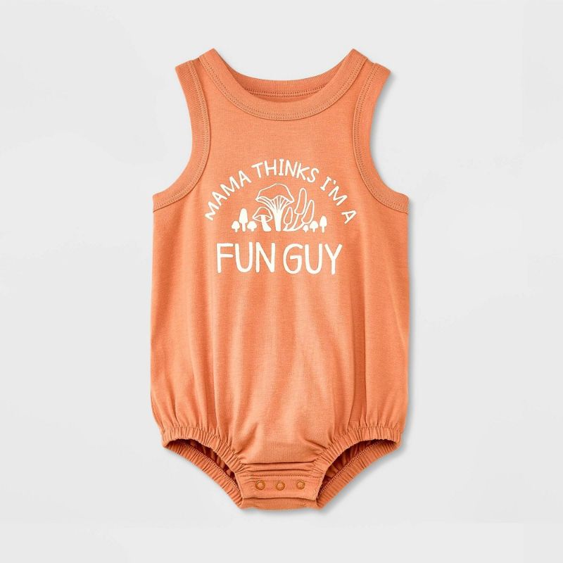 Photo 1 of Baby Boys' Fun Guy Romper - Cat & Jack™
0-3M