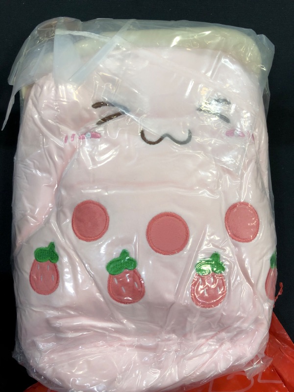 Photo 1 of Cute Bubble Tea Plush Pillow, Mini Kawaii Boba Plush 13.7 inch Stuffed Boba Milk Tea Plushies Super Soft Hugging Pillow Plush Toy Gift for Kids(Pink) Sale 8197
