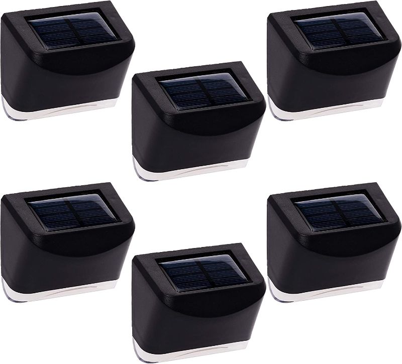 Photo 1 of 

GreenLighting  6 COUNT Modern Solar Lights for Fences, Walls, Decks, Stairs, and More - (Black)
