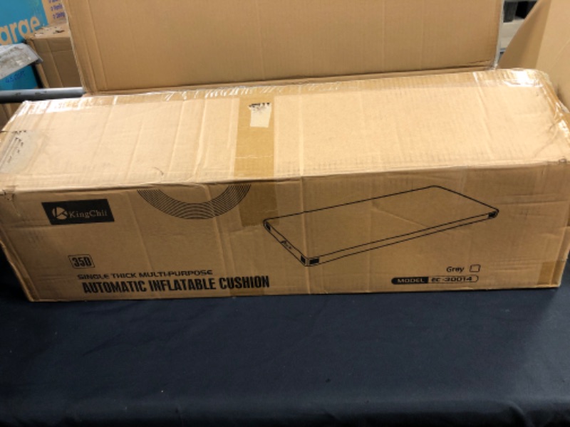 Photo 1 of KingChii CertiPUR-US Memory Foam Camping Mattress, Portable Roll Up Travel Car Camping Mattress Sleeping Pad & Floor Mattress, Cot Mattress Guest Bed for Sleepover with 2*Waterproof Cover & Travel Bag grey 75*30*3*inch