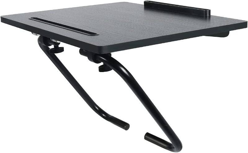 Photo 1 of 
CALEPTONG Standing Desk on Chair, Work Standing Desk Sit Stand Up Desk for Home Office, Black
