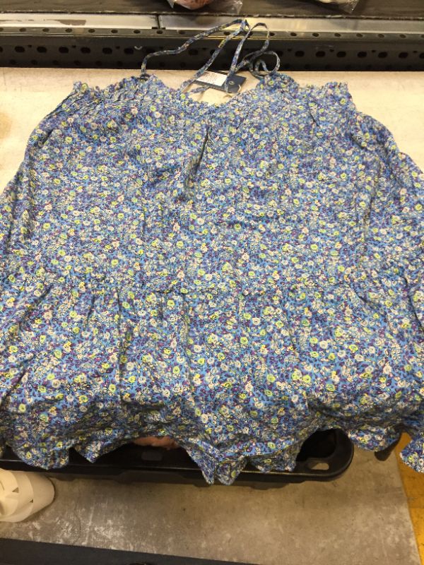 Photo 1 of  UNIVERSAL THREAD NAVY FLORAL WOMEN'S DRESS SIZE L 