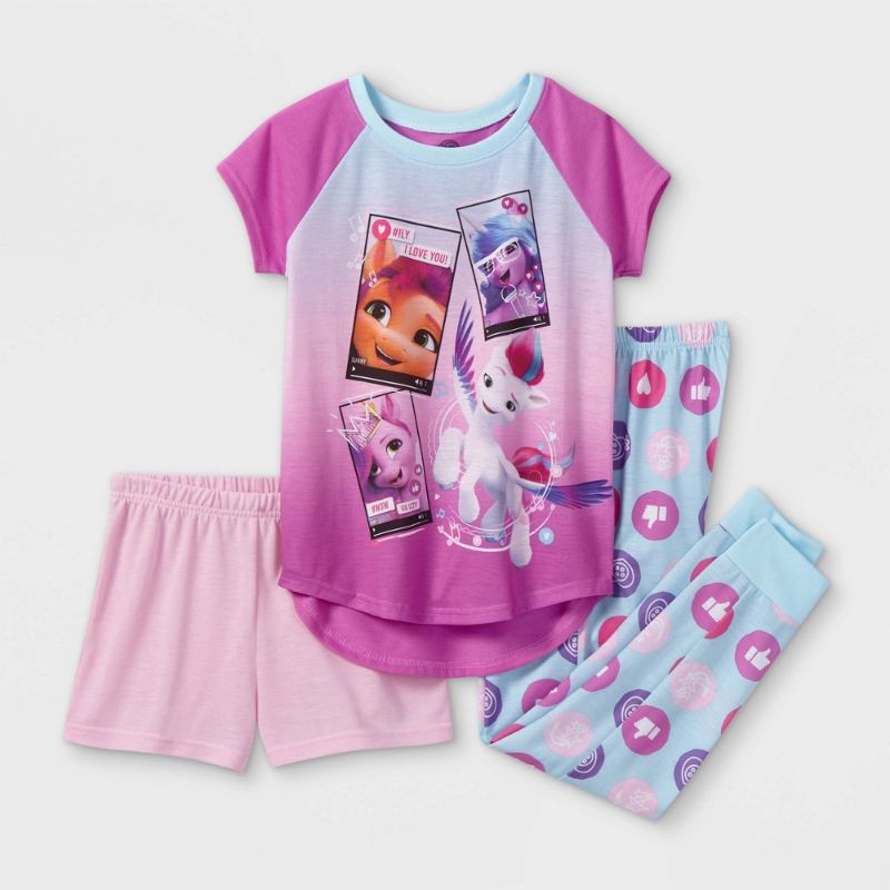 Photo 1 of Girs' My Itte Pony 3pc Pajama Set SIZE L 
