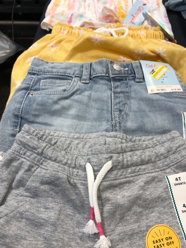 Photo 1 of 4 PIECES GIRLS SHORTS ALL SIZE 4T