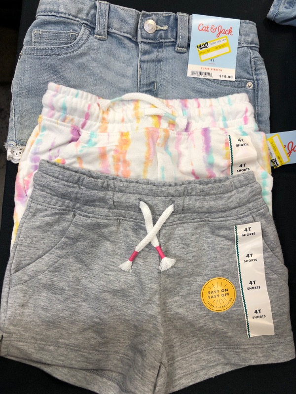 Photo 1 of 3 PCS GIRLS SHORTS ALL SIZE 4T