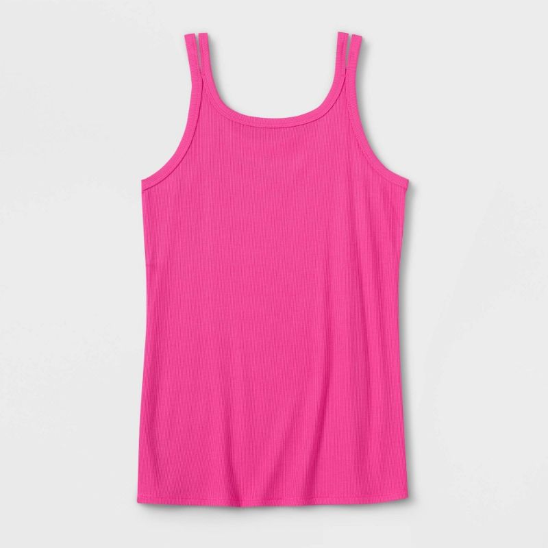 Photo 1 of Girls' Soft Ribbed Tank Top - a in Motion™ L
