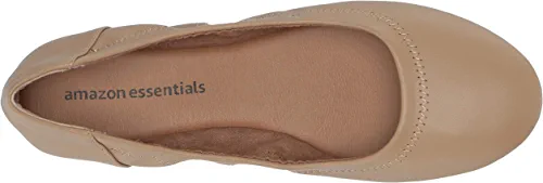 Photo 1 of Amazon Essentials Women's Belice Ballet Flat - Color Beige - Size 9 