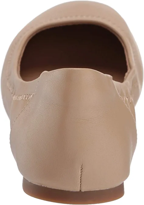 Photo 2 of Amazon Essentials Women's Belice Ballet Flat - Color Beige - Size 9 