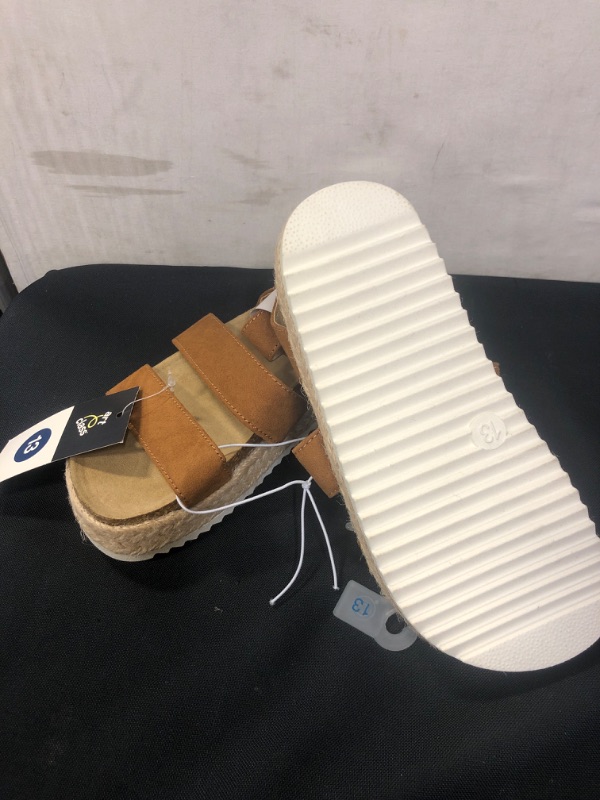 Photo 1 of Girls' Agatha Footbed Sandals - Art Class Cognac 13, Red