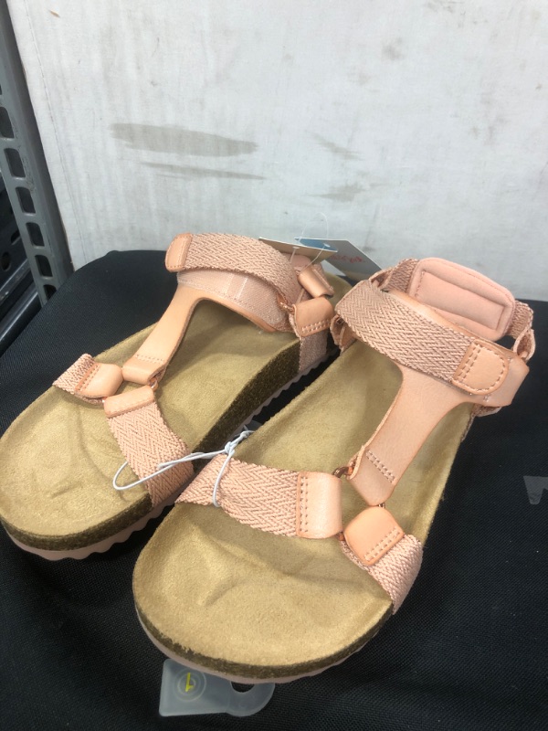 Photo 2 of Girls' Val Footbed Sandals - Cat & Jack Blush 1