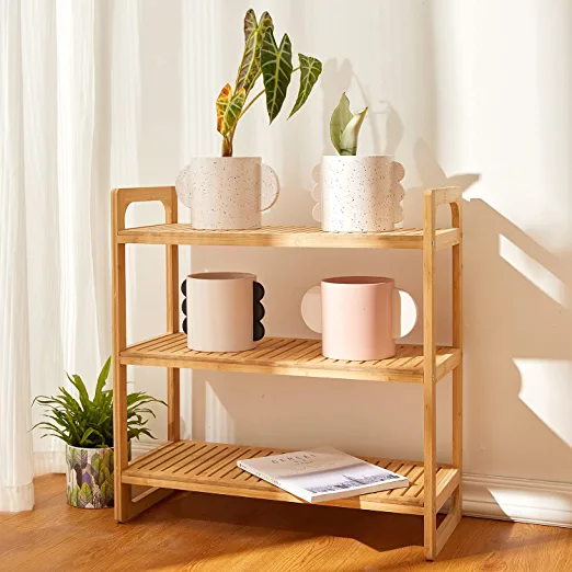 Photo 1 of Bamboo Bathroom Shelf,3-Tier Stackable Shoe Shelf Sotrage Orgazinzer, Multifunctional Bathroom Towel Shelf Kitchen Living Room Holder
FACTORY SEALED 