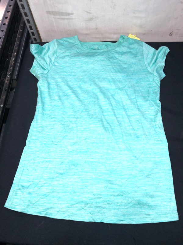 Photo 2 of GIRLS ' Short Sleeve Twist-Back Studio T-Shirt - a in Motion™, SIZE L 