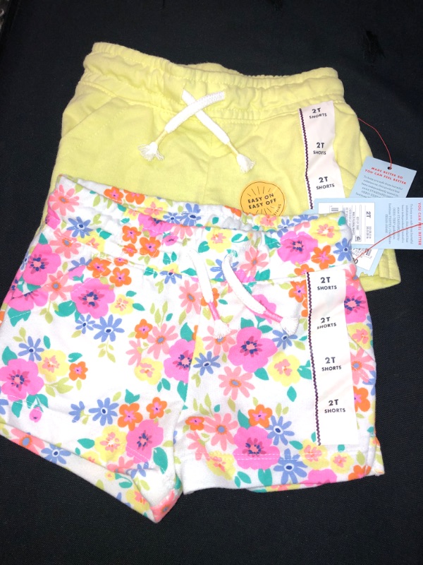 Photo 3 of GIRLS KNIT PULL ON SHORTS , SIZE 2 T