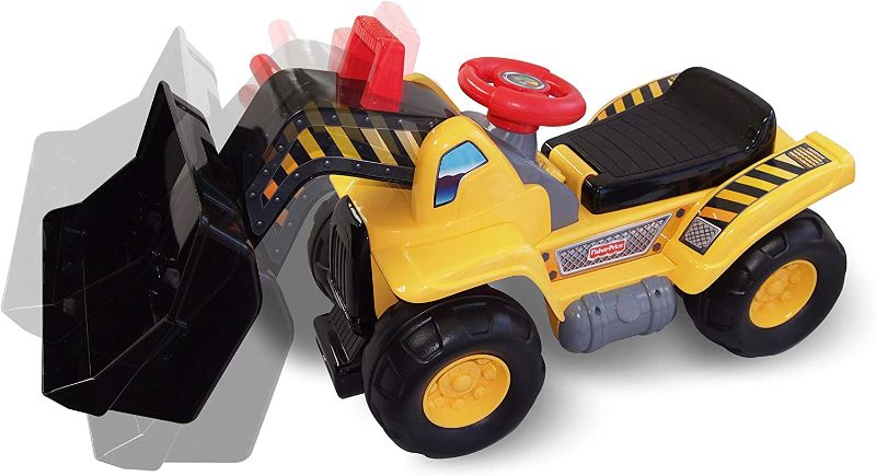 Photo 1 of Play22 Toy Tractors for Kids Ride On Excavator - Music Sounds Digger Scooter Tractor Toys Bulldozer  - Ride on Tractor Pretend Play - Toddler Tractor Construction Truck