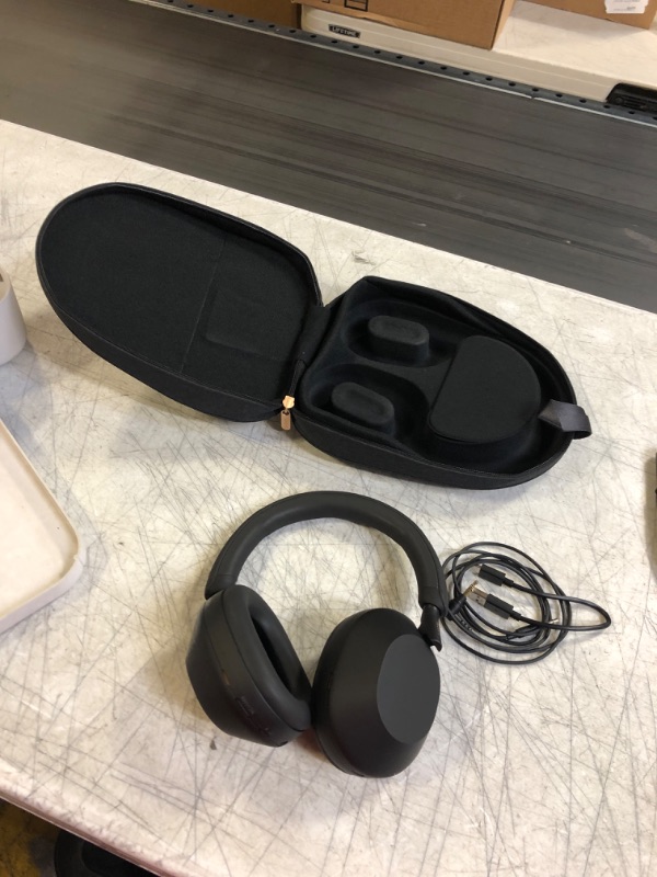 Photo 1 of Sony WH-1000XM5 Wireless Industry Leading Noise Canceling Headphones with Auto Noise Canceling Optimizer, Crystal Clear Hands-Free Calling, and Alexa Voice Control, Black