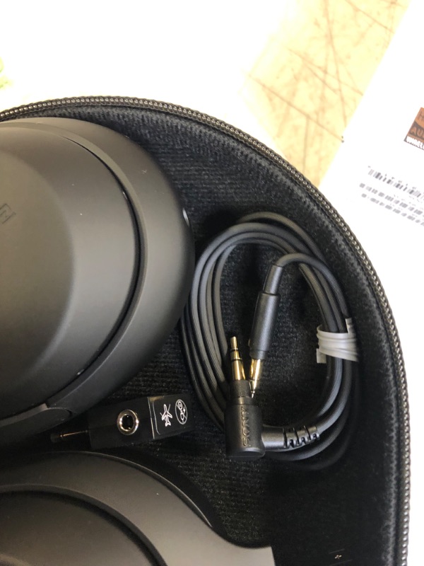 Photo 3 of Sony WH-1000XM4 Wireless Premium Noise Canceling Overhead Headphones with Mic for Phone-Call and Alexa Voice Control, Black