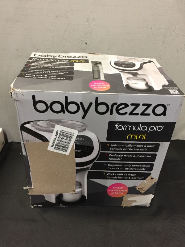 Photo 4 of Baby Brezza Formula Pro Mini Baby Formula Maker – Small Baby Formula Mixer Machine Fits Small Spaces and is Portable for Travel– Bottle Makers Makes The Perfect Bottle for Your Infant On The Go