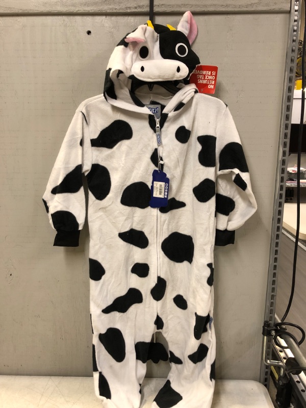 Photo 2 of Cow Kigurumi Onesie Pajamas Animal Costumes For Kids