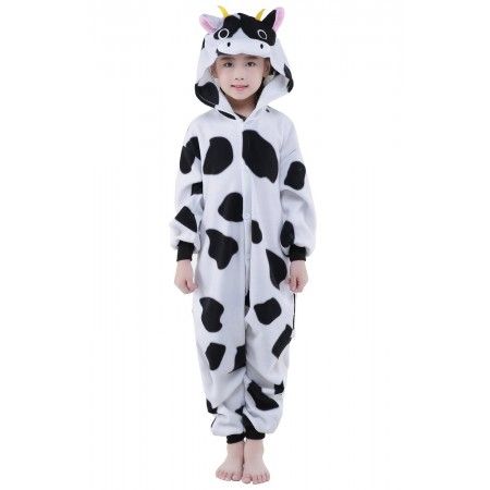 Photo 1 of Cow Kigurumi Onesie Pajamas Animal Costumes For Kids