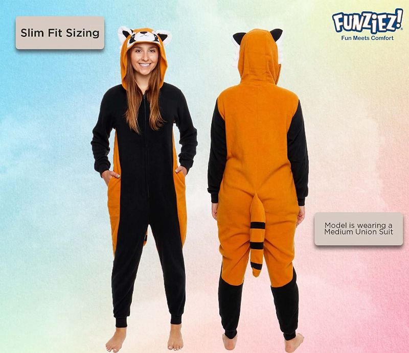 Photo 1 of Adult Onesie - Animal Halloween Costume - Plush Fruit One Piece Cosplay Suit for Women and Men by FUNZIEZ!