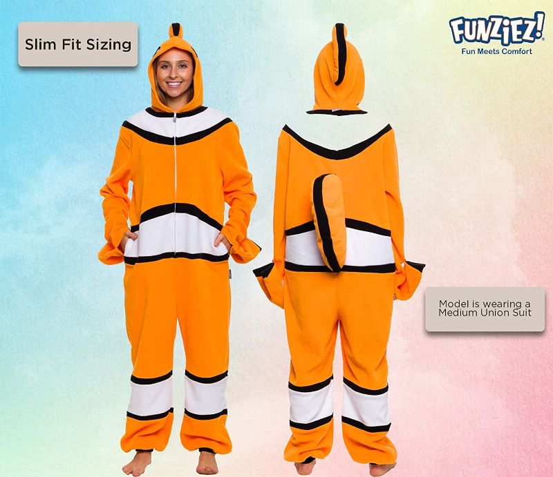 Photo 1 of FUNZIEZ! Clown Fish Costume - Flounder Animal One Piece