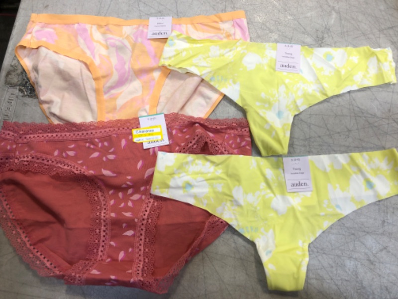 Photo 1 of 4 PIECE SIZE SMALL WOMENS UNDERWEAR, STYLES VARY