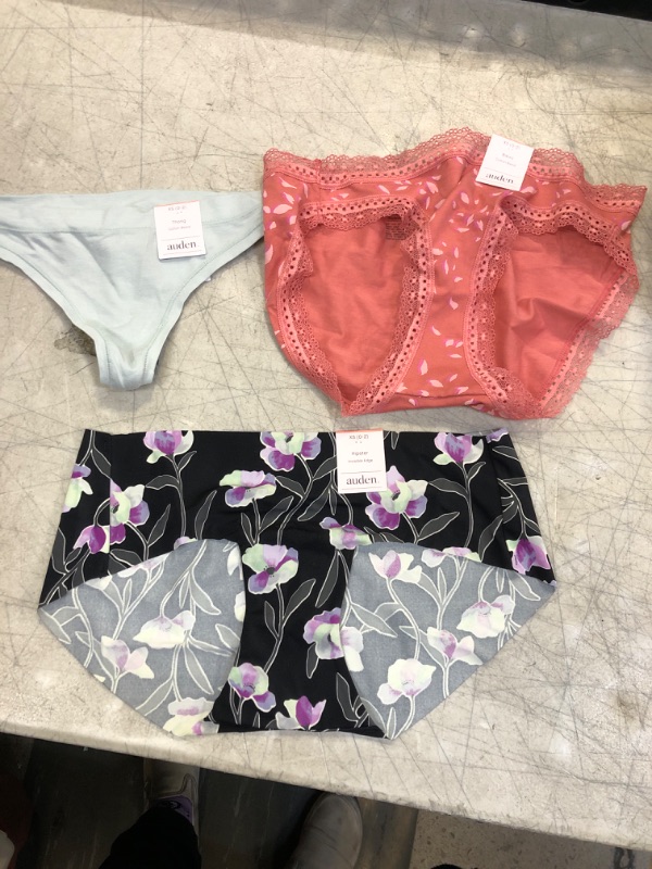 Photo 1 of 3 PIECE SIZE XSMALL WOMENS UNDERWEAR, VARIOUS STYLES 