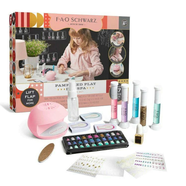 Photo 1 of FAO SCHWARZ PAMPERED PLAY DAY SPA BEAUTY SET -  47 PIECE SALON