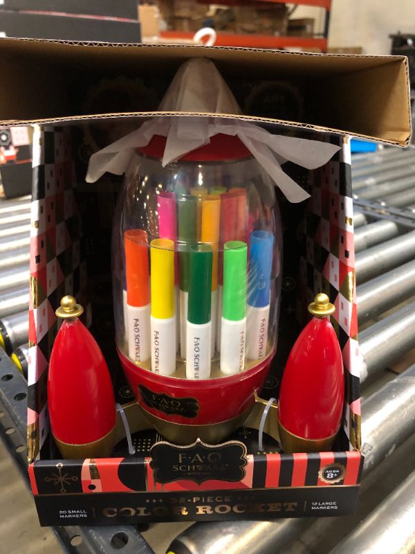 Photo 1 of FAO Schwarz Rocket Ship Market Art Set, Created for Macy's