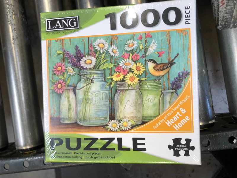 Photo 2 of LANG Mason Flowers 1000 Piece Puzzle (5038018)