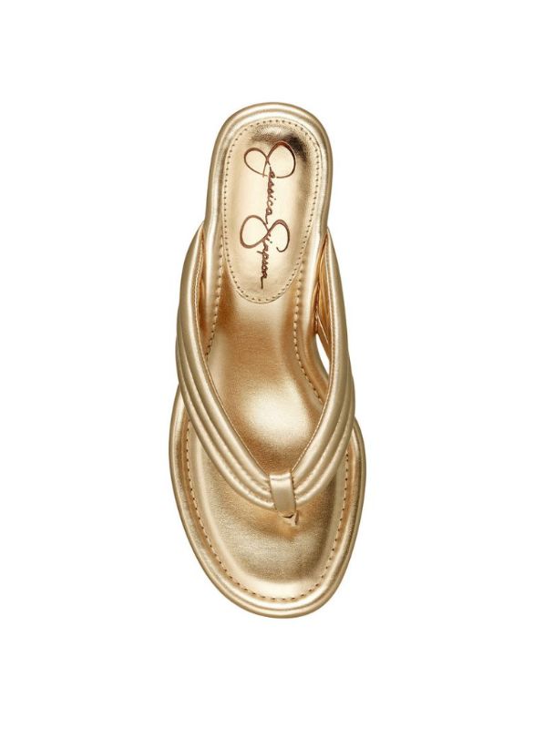 Photo 1 of Camuto Kemnie Wedge Slide In Gold - WOMENS 11