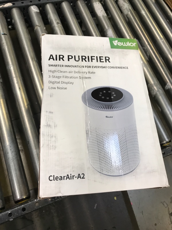 Photo 2 of Air Purifiers, Home Air purifier for Large Room Bedroom Up to 1100ft², VEWIOR H13 True HEPA Air Filter for Pets Smoke Pollen Odor, with Air Quality Monitoring, Auto/Sleep, 6 Timer, Light, Child Lock White