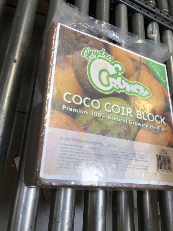 Photo 2 of 2.5 cu. ft. Coco Coir Block of Soilless Growing Media